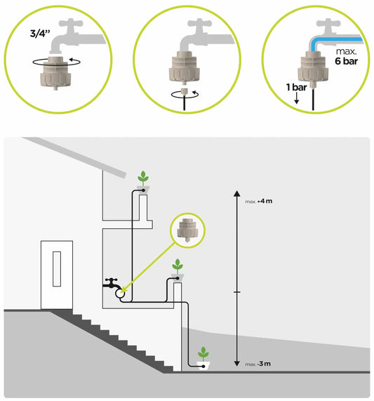 Drukreduceerder Tropf-Blumat | Blumat