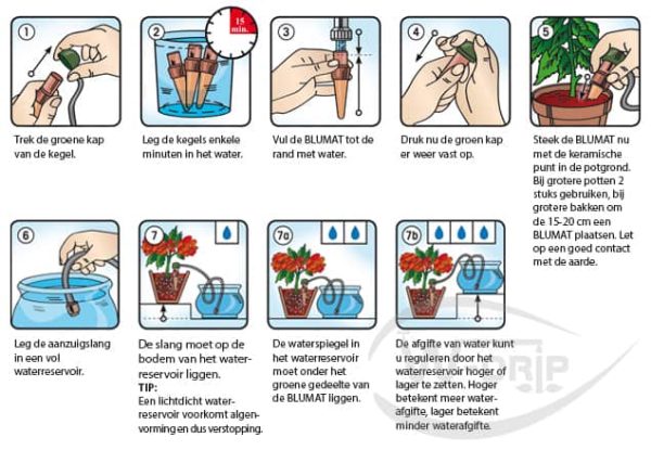 Kamerplant irrigatie Classic Blumat