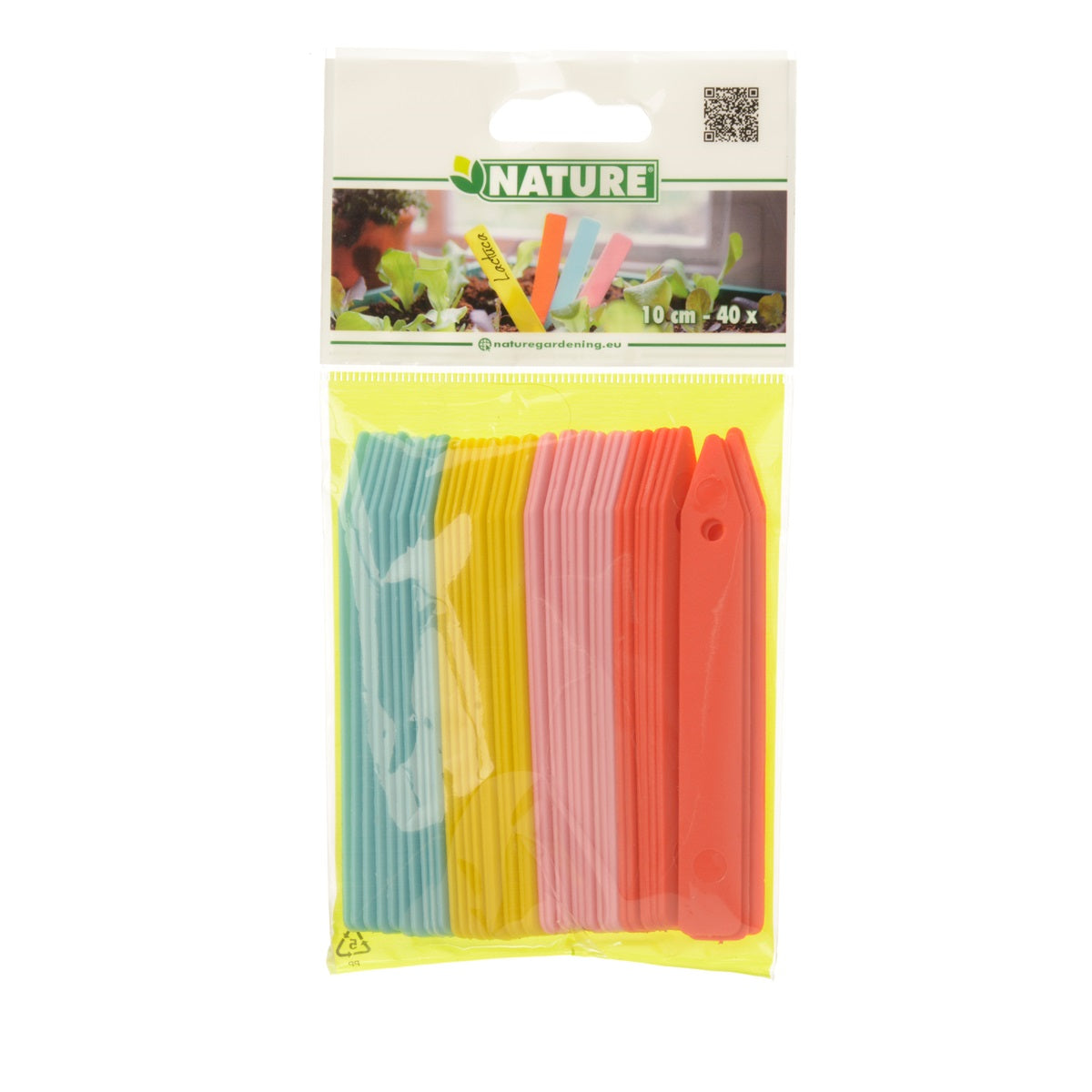 Steeketiketten 10cm 40st Nature