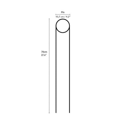 Goudkleurige plantensteun 'Pin' Botanopia