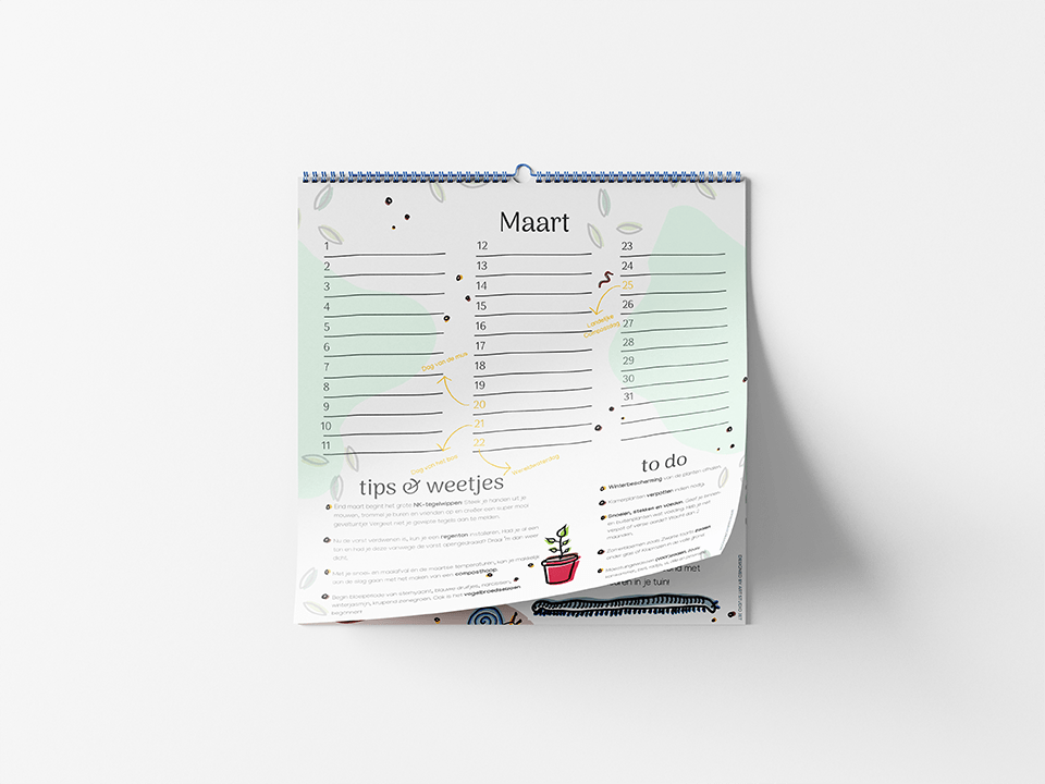 Biodiversiteitskalender | Jaarkalender Marvy Green