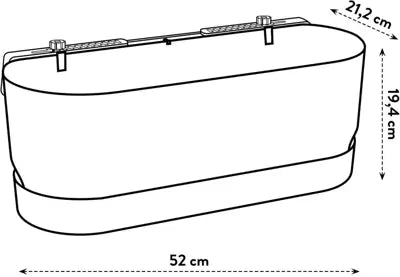 Balkonbak Greenville Easy Balcony Elho