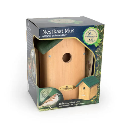 Nestkast Mus Speciaal Cadeaupakket Vogelbescherming