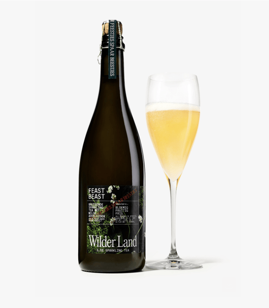 Sparkling Tea met Wilde Appelcider Feast Beast Wilder Land