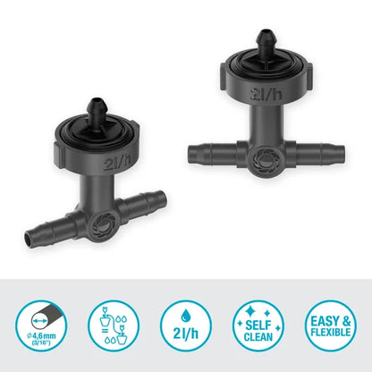 Seriedruppelaar 2 l/u, drukcompenserend