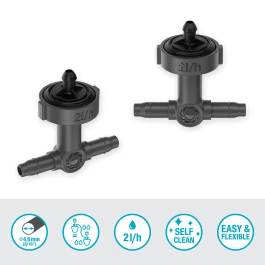 Seriedruppelaar 2 l/u, drukcompenserend