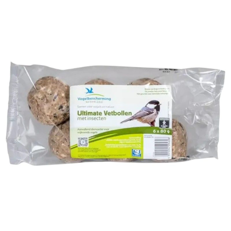 Ultimate Vetbollen met insecten 6 st