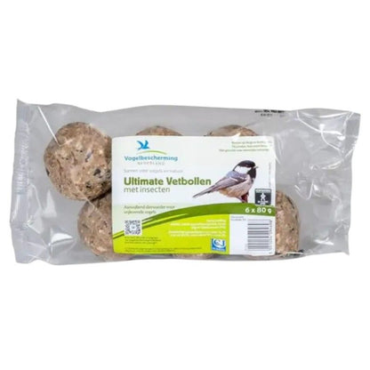 Ultimate Vetbollen met insecten 6 st