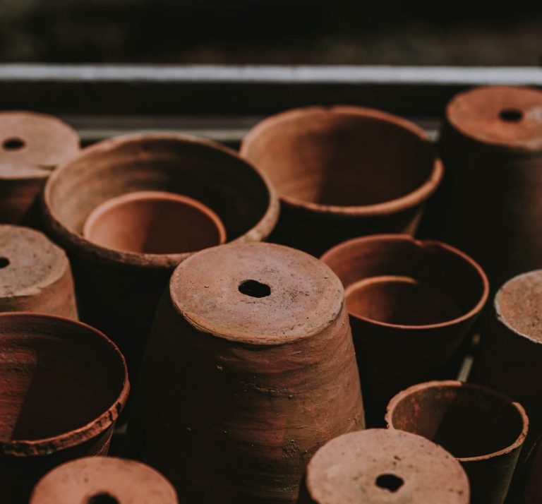 Binnenpot en terra cotta pot